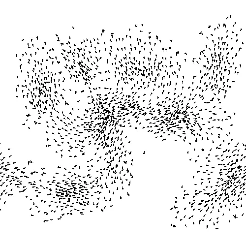 Panel B — From observation to rules (boids) Panel B: from observation to rules (boids-style simulation)